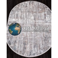 Турецкий ковер Moda 0076 Серый овал